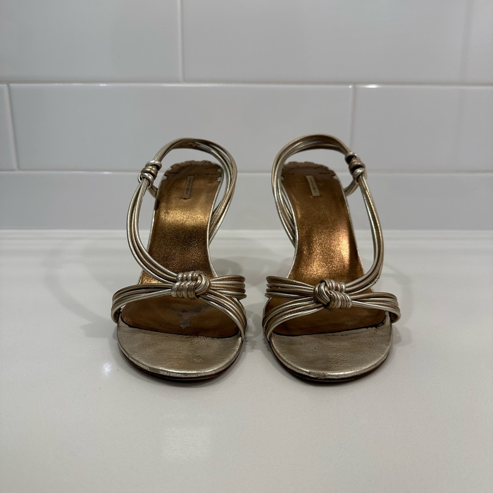 Max Studio Metallic Heels